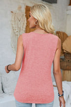 Lace Detail V-neck Tank (15)