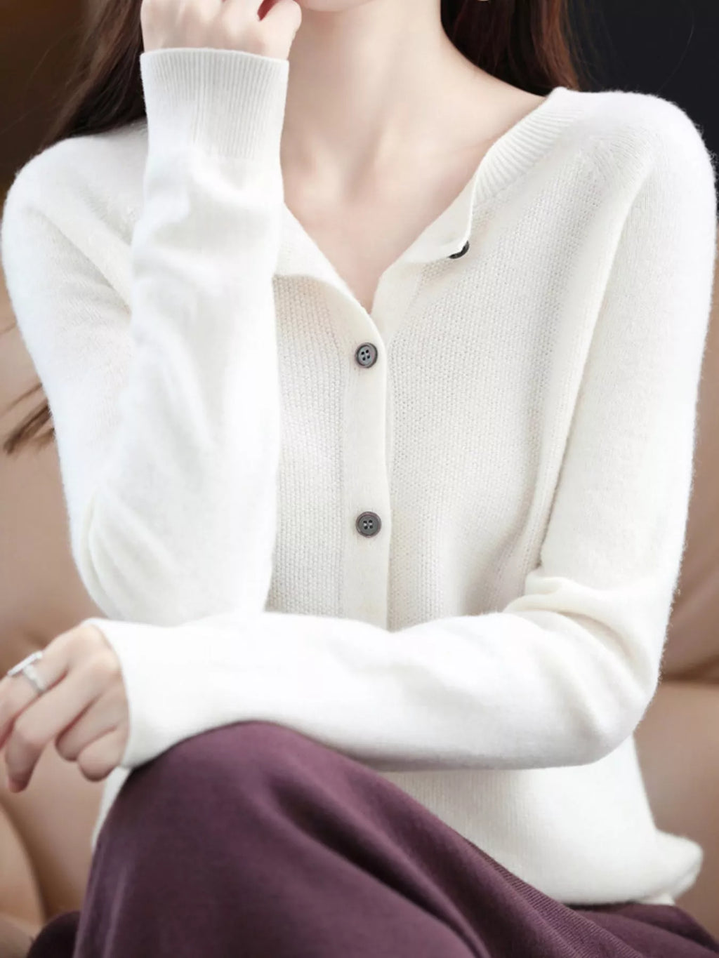 Button-down Long Sleeve Cardigan (35)
