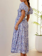 Off-shoulder Floral Tiered Dress Ruffle Details (29)