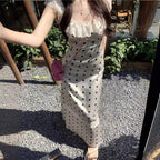 Polka Dot Brace Dress photo 11