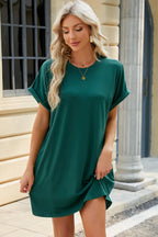 Short Sleeve Mini Dress Pockets (8)