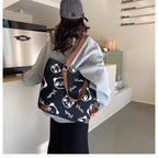 Cute Panda Canvas Bag Cartoon Casual Shoulder photo 9