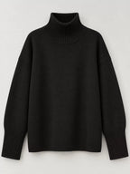 Turtleneck Dropped Shoulder Sweater (29)