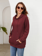 Raglan Sleeve Front Pocket Hoodie (7)