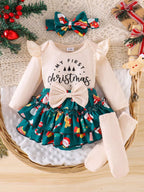 Children's Ruffled Long Sleeve Set