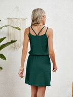 Eyelet Scoop Neck Sleeveless Dress (3)