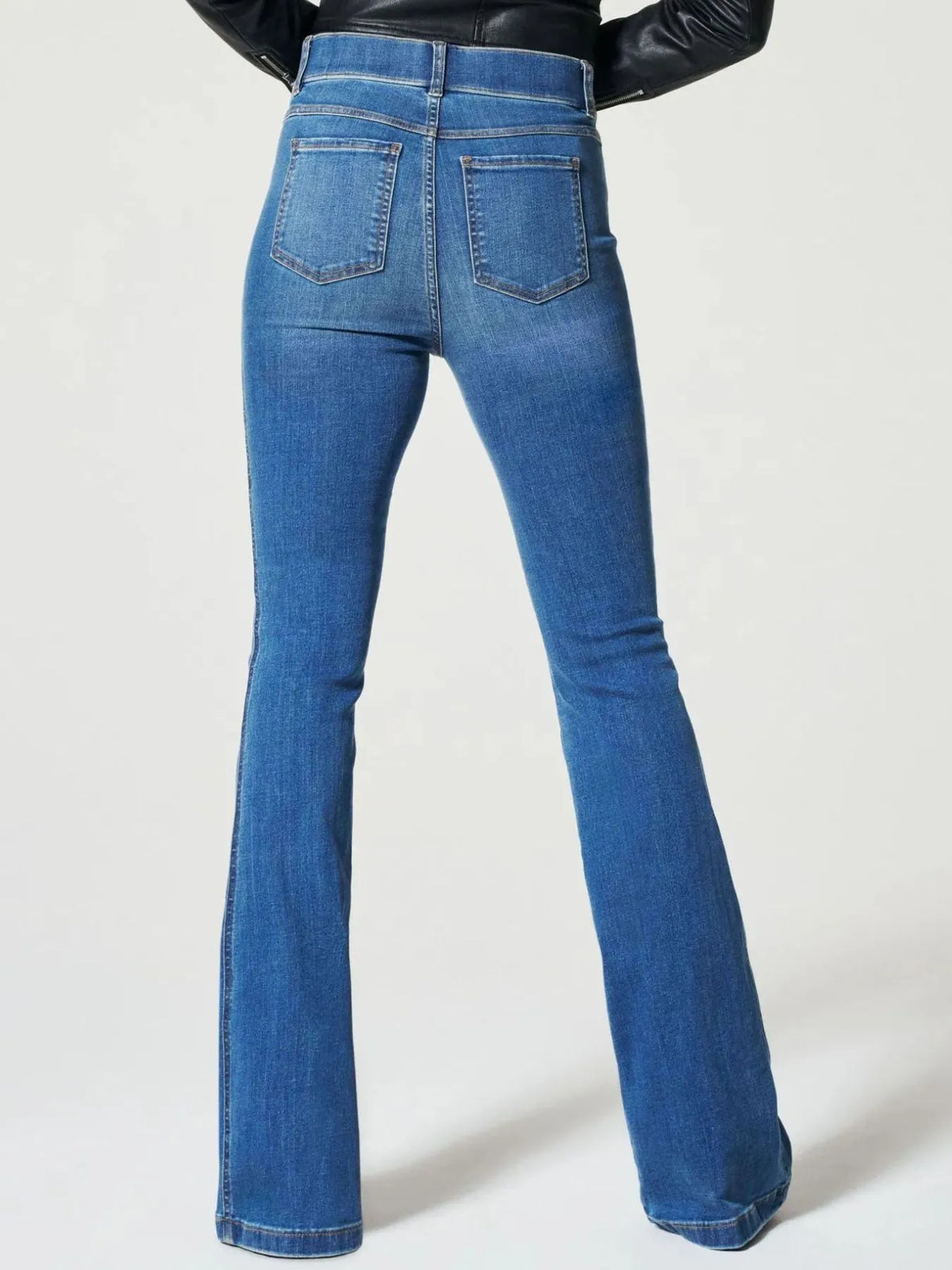 Full Size High-waisted Flare Jeans Plus (5)