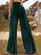 Velvet High Waist Wide Leg Pants (14)
