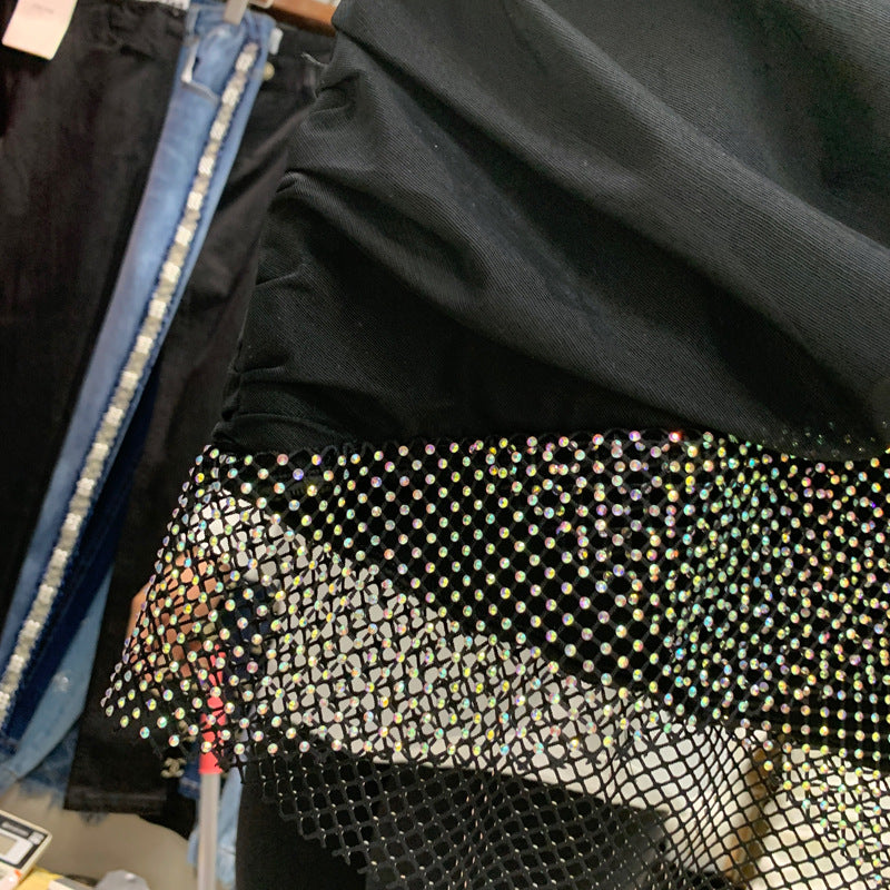 Net Drill Flower Dress photo 3