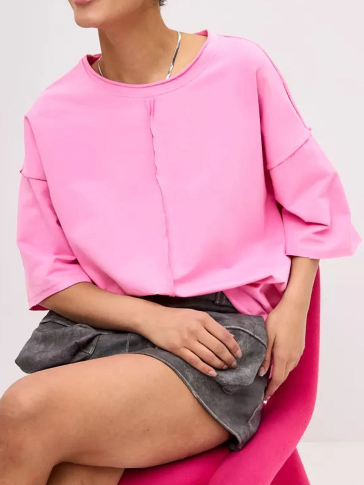 Round Neck Half Sleeve T-shirt (3)