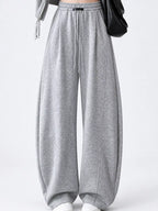 Full Size Drawstring Loose Fit Wide-leg Sweatpants Plus (3)