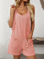 Texture Adjustable Strap Overalls Pockets (26)