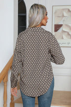 Printed Buttoned Long Sleeve Shirt (2)
