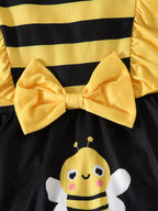 Children's Ruffled Top Pants Set Headband (3)