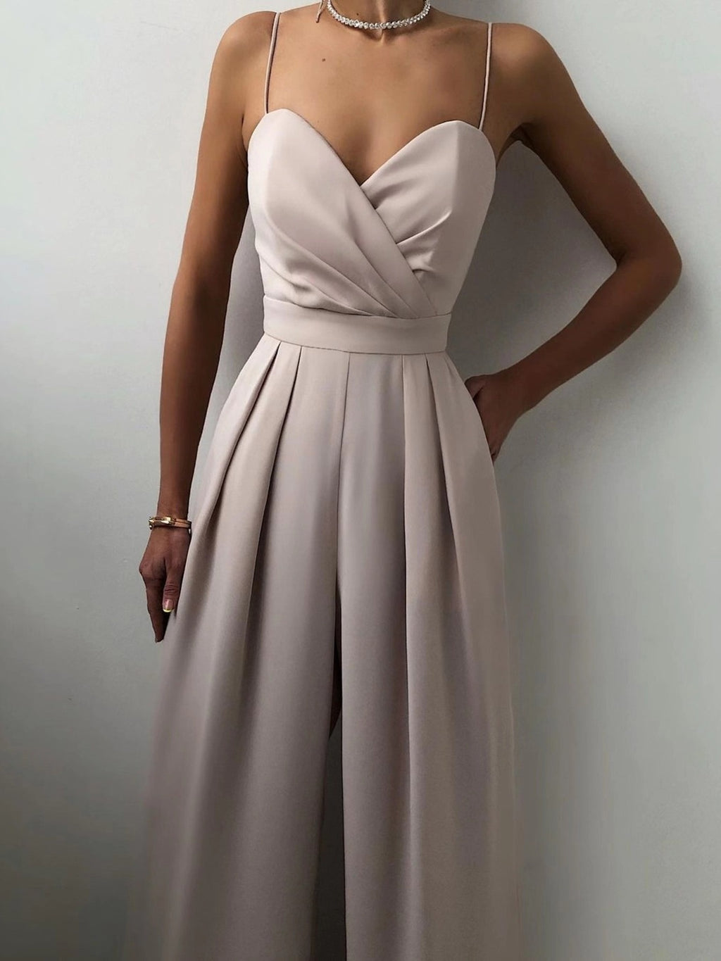 Full Size Spaghetti Strap Wide Leg Jumpsuit Plus (12)