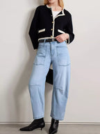 Wide-leg Jeans Patch Pockets (15)