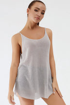 Scoop Neck Spaghetti Strap Knit Cami (16)