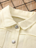 Children's Short Sleeve Belt Jumpsuit (7)