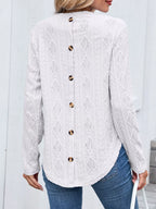 Openwork Textured Long Sleeve Top (19)