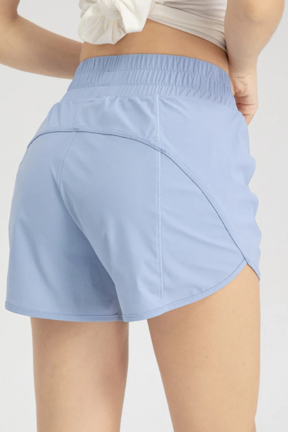 Elastic Waist Active Shorts (2)