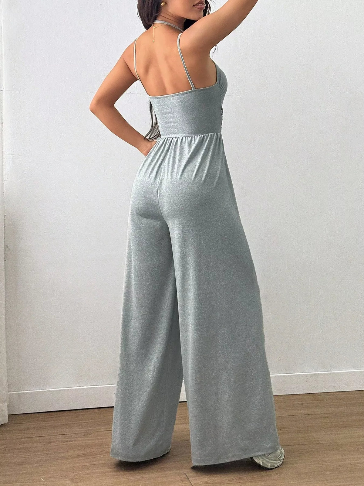 Spaghetti Strap Wide-leg Jumpsuit (13)