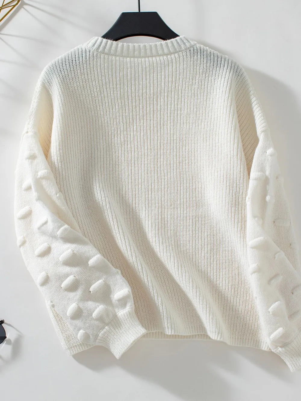 Round Neck Drop Shoulder Sweater (8)