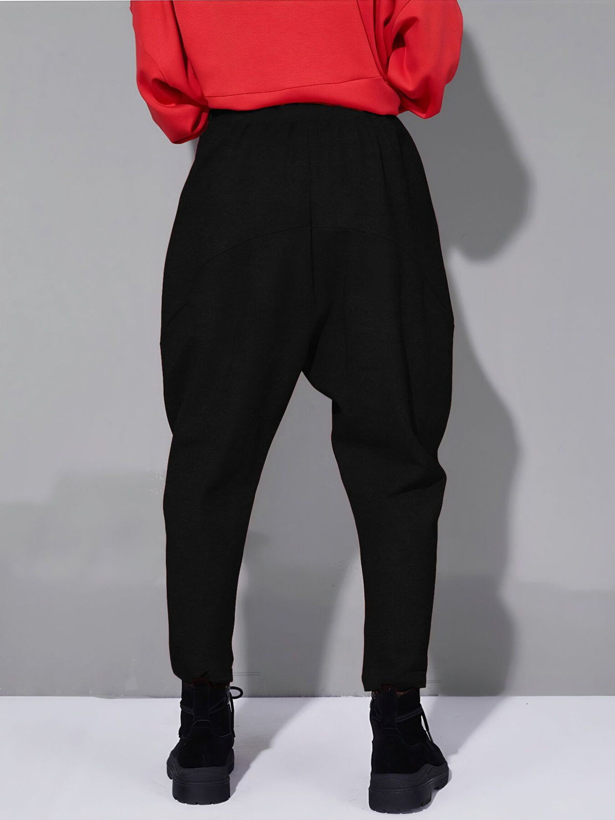 Loose Fit Harem Pants Pockets (6)