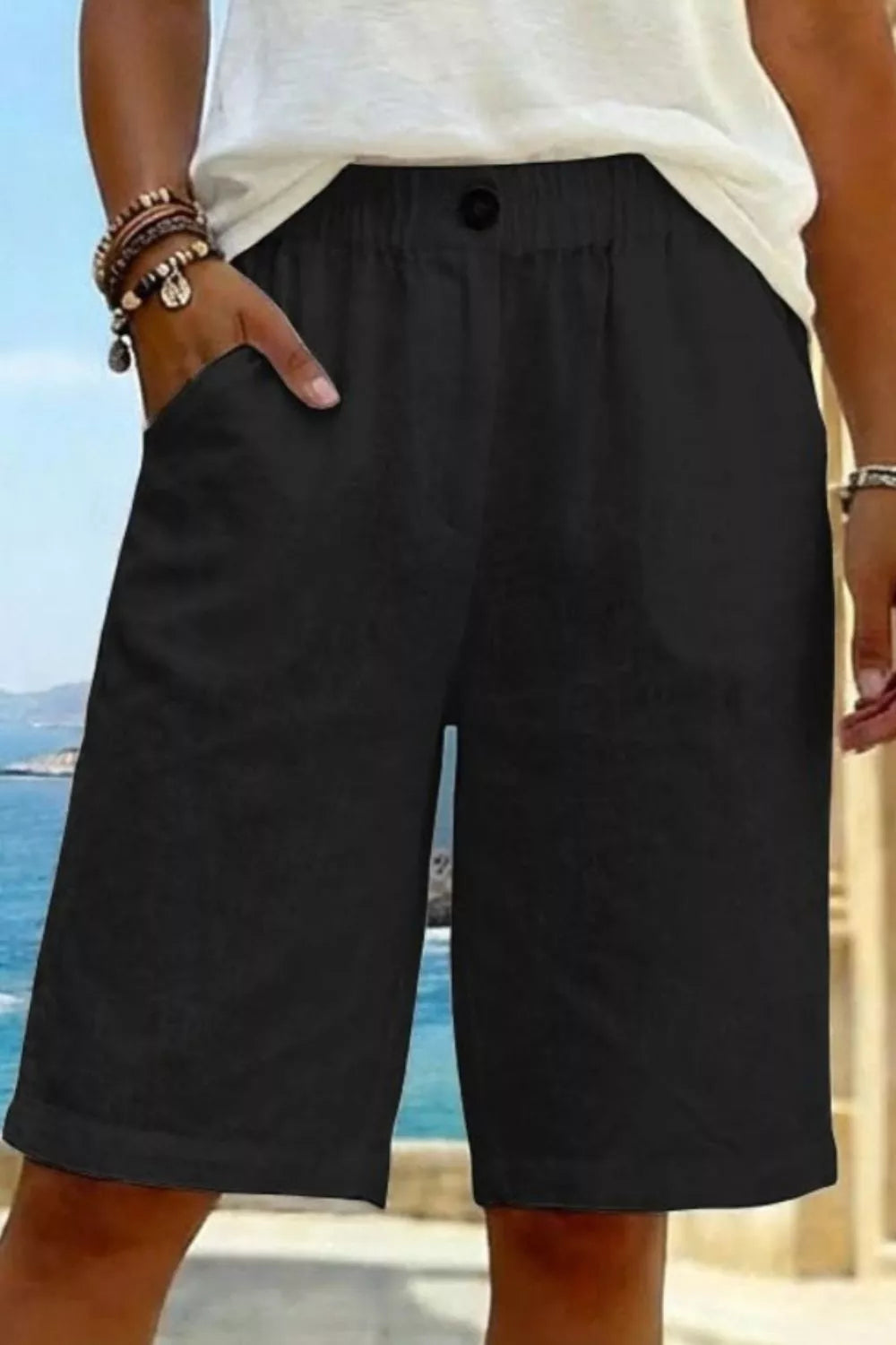 Elastic Waist Shorts (8)