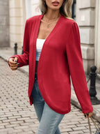Open Front Long Sleeve Cardigan (19)
