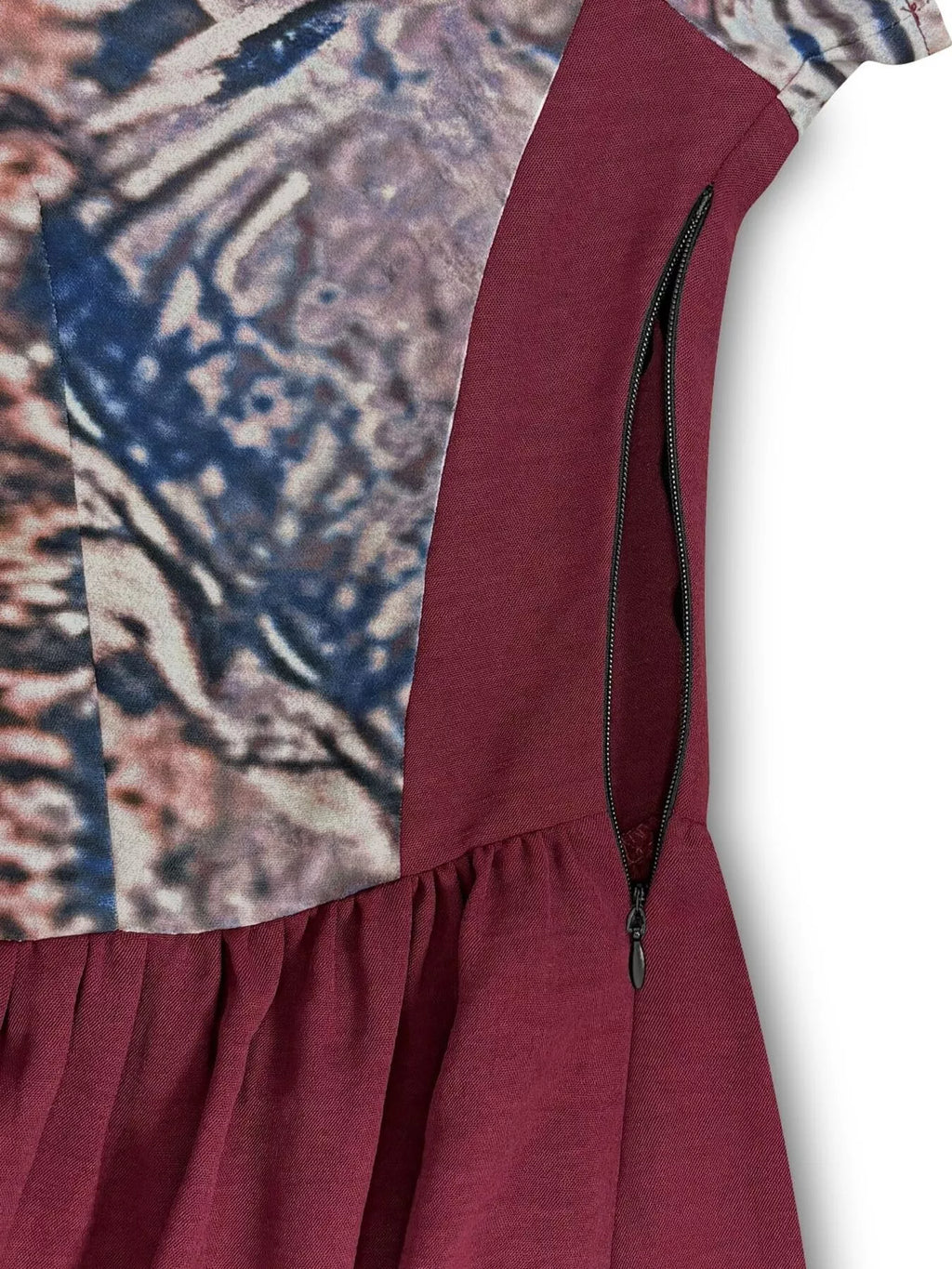 Printed Button-front Maxi Dress (3)