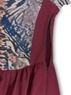 Printed Button-front Maxi Dress (3)