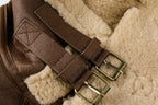Stand Collar Fur Integrated Lamb Short Coat photo 3