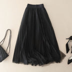 Pleated Mesh Skirt photo 2