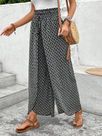 Tied Printed Wide Leg Pants (7)