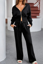 Zip-up Hoodie Pants Active Set (9)