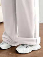 Casual Drawstring High Waist Wide Leg Sweatpants (24)