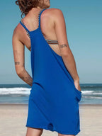 Spaghetti Strap Romper Pockets (27)