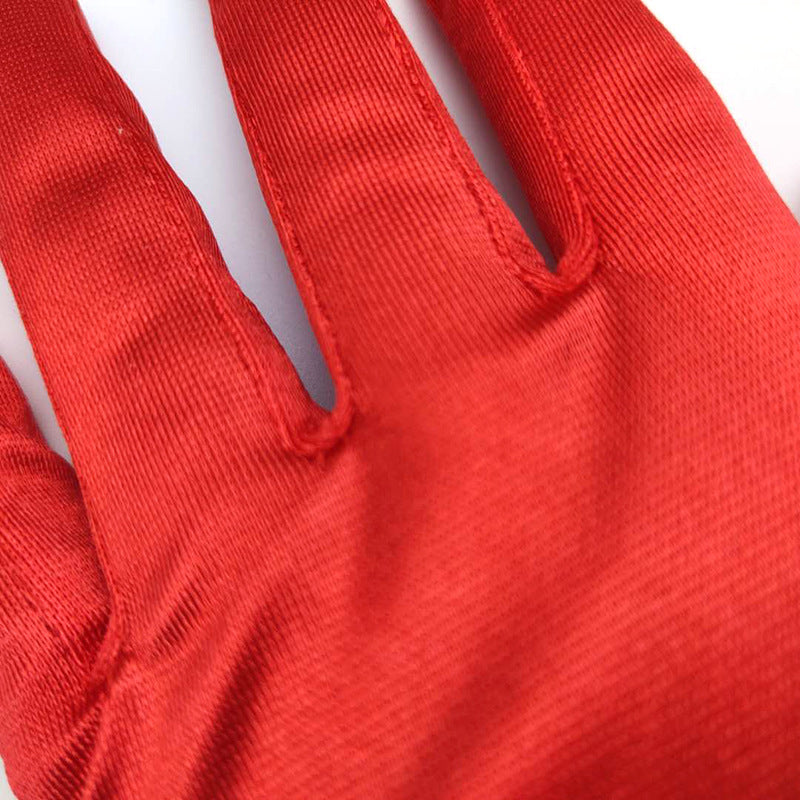 Bridal Wedding Gloves Short Satin Dress Cheongsam photo 1