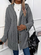 Full Size Button-down Hooded Outerwear Plus (16)