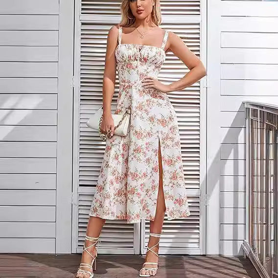 Floral Midi Bohemian Tank Dress photo 3
