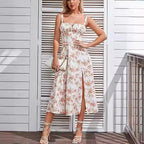 Floral Midi Bohemian Tank Dress photo 3