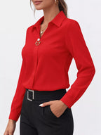 Long Sleeve Satin Blouse (16)