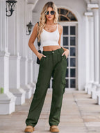 High-waisted Cargo Jeans (12)