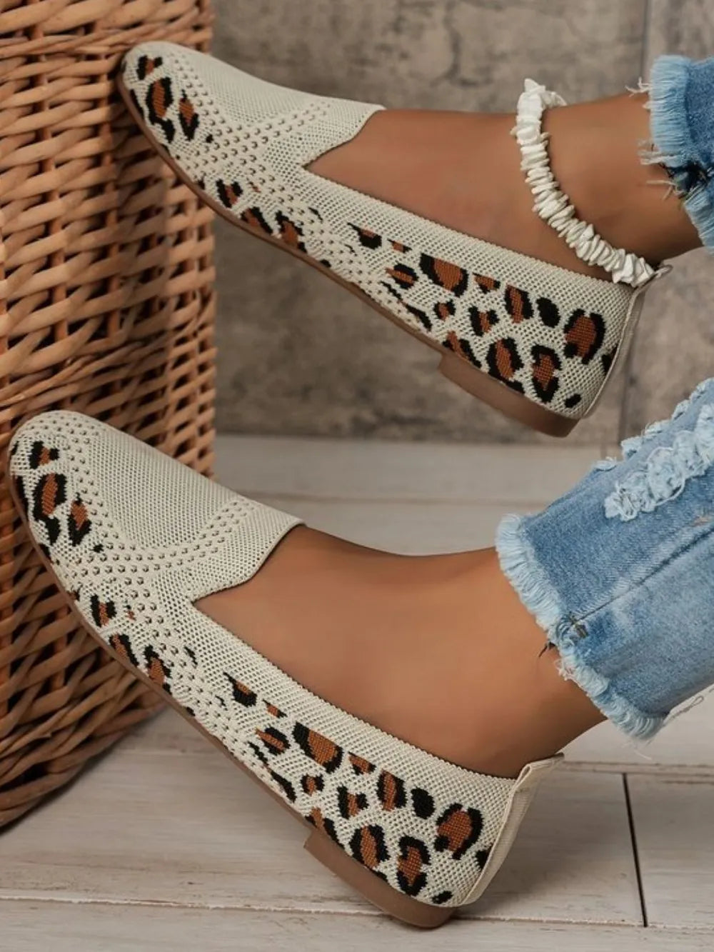 Square Toe Flat Slip-ons (2)