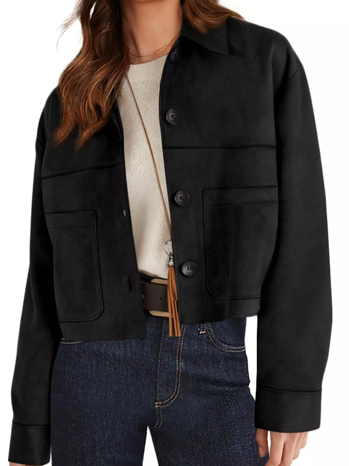 Button-down Cropped Jacket (18)