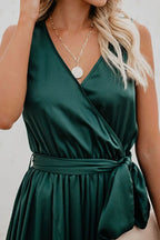 Surplice Tie Waist Maxi Dress (15)