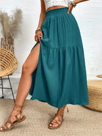 Frill Slit Skirt (2)