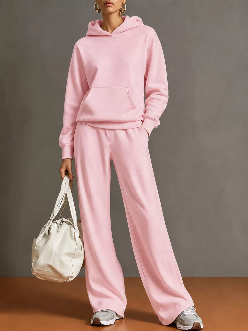 Kangaroo Pocket Hoodie Pants Set