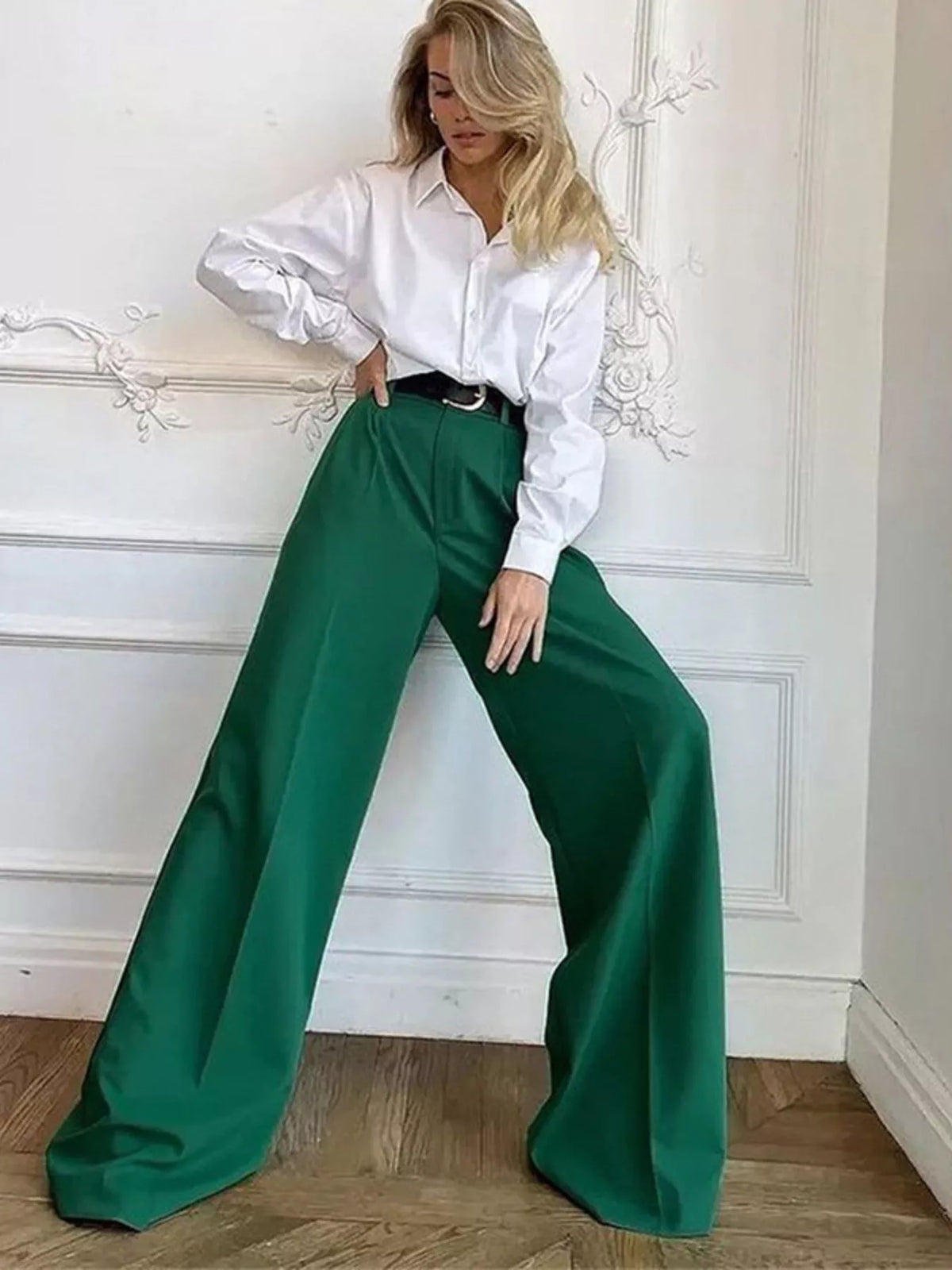 Wide Leg Pleated Pants (17)