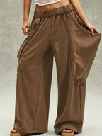 Oversized Wide-leg Cargo Pants (9)